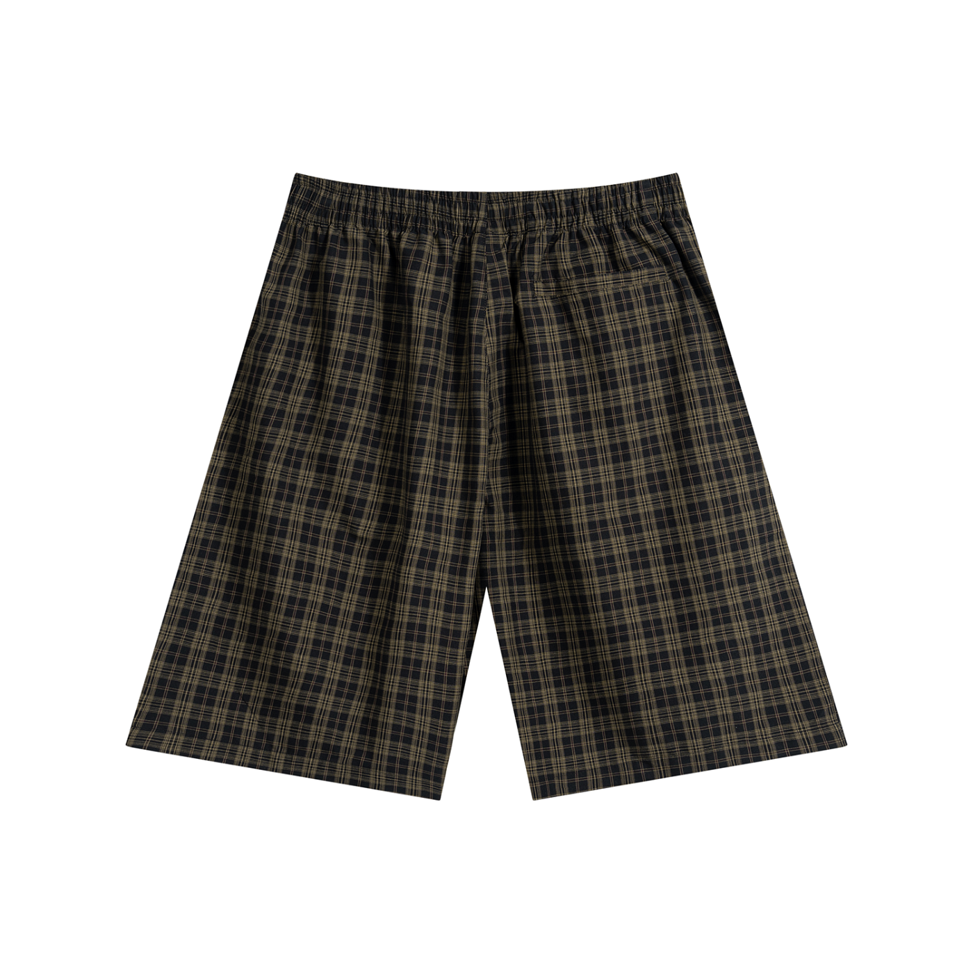 OV Plaid Wide Leg Shorts