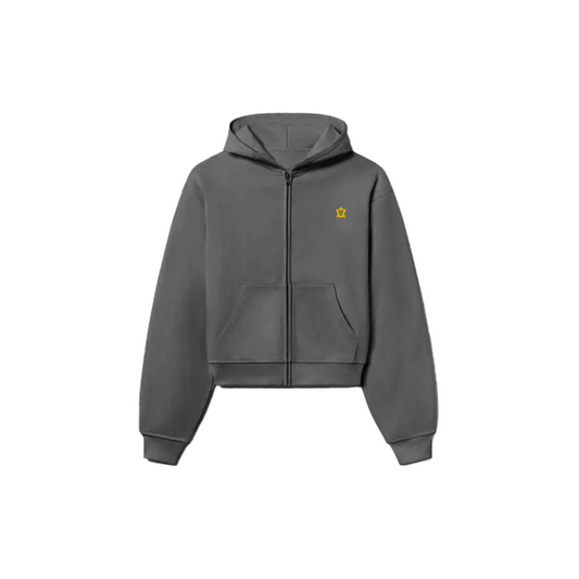 Zipup Logo Hoodie