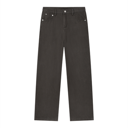 OV Vintage Wash Straight Leg Jeans