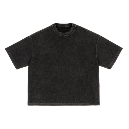 Textured Waffle Washed Boxy T-Shirt