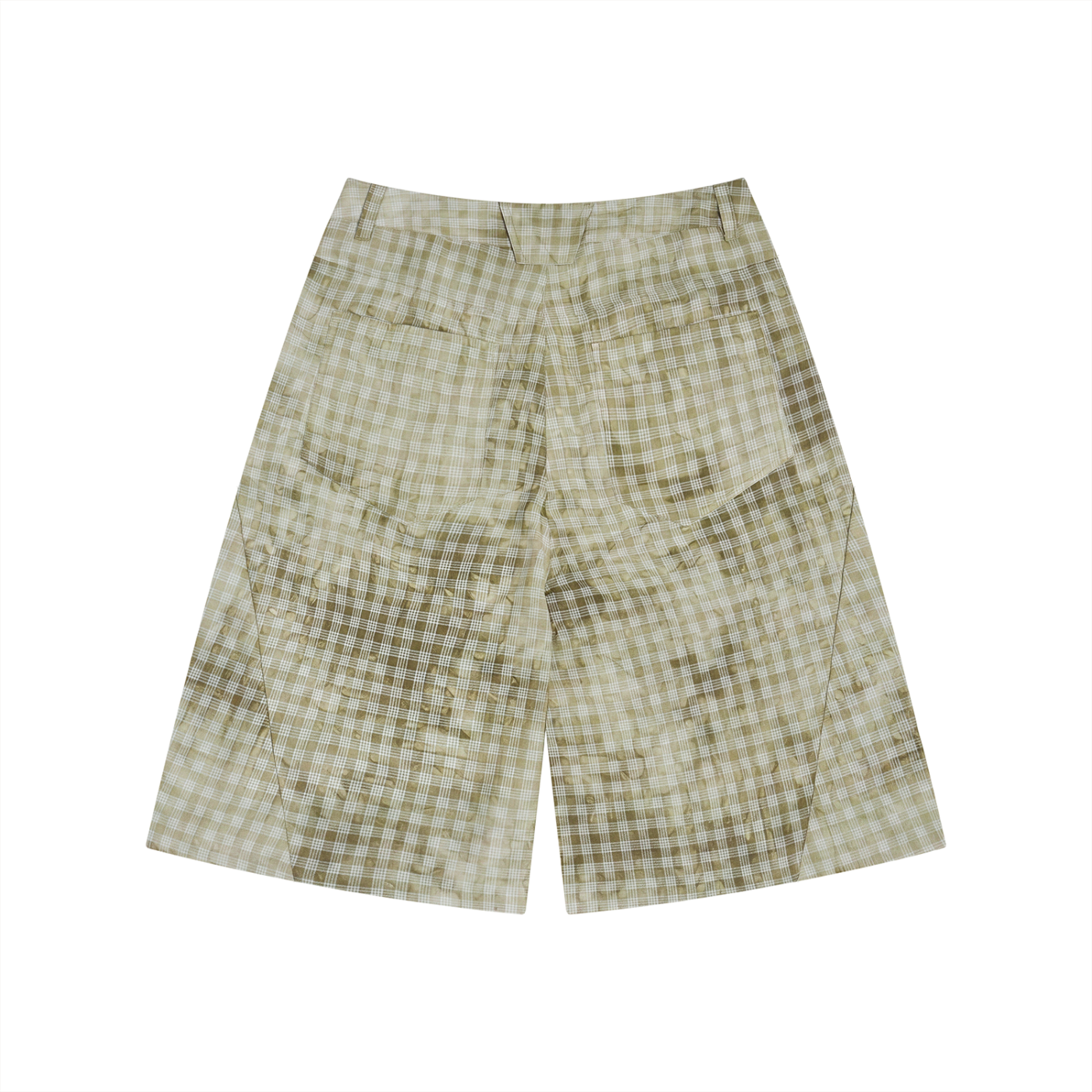 OV Vintage Wash Plaid Shorts