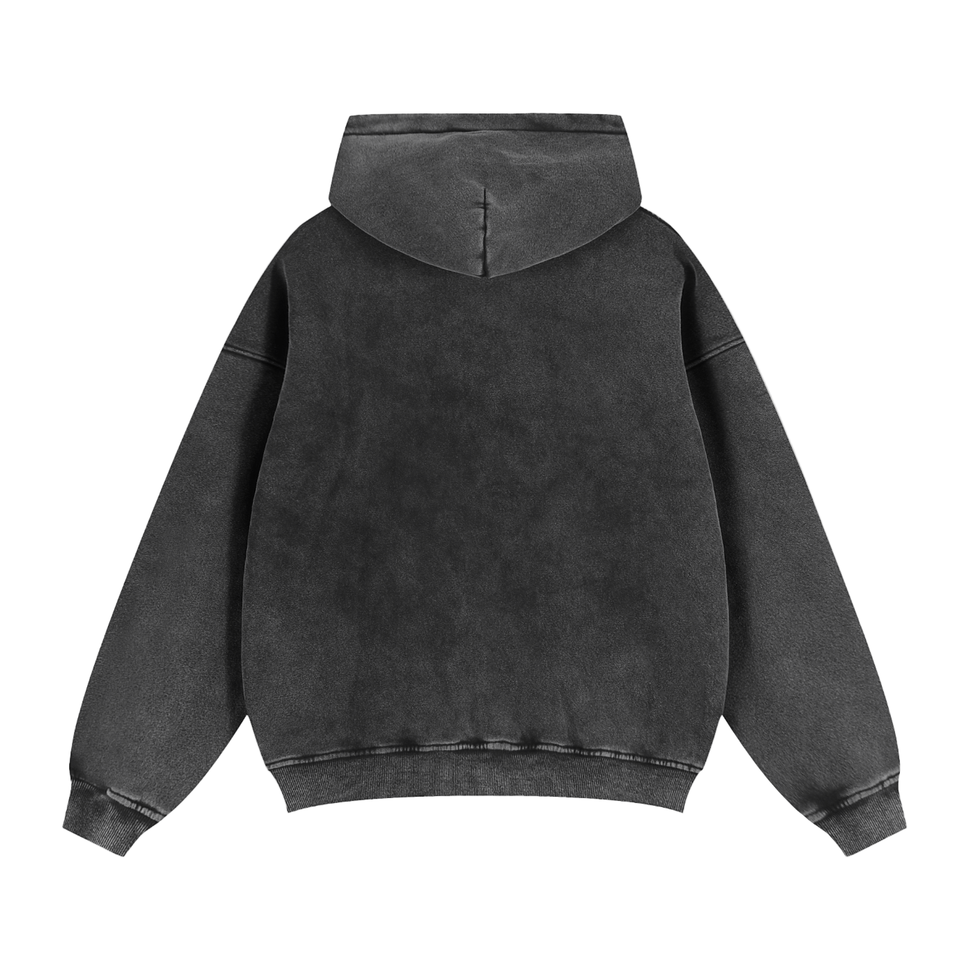 Zip-Through Boxy Fleece Hoodie