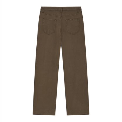 OV Vintage Wash Straight Leg Jeans