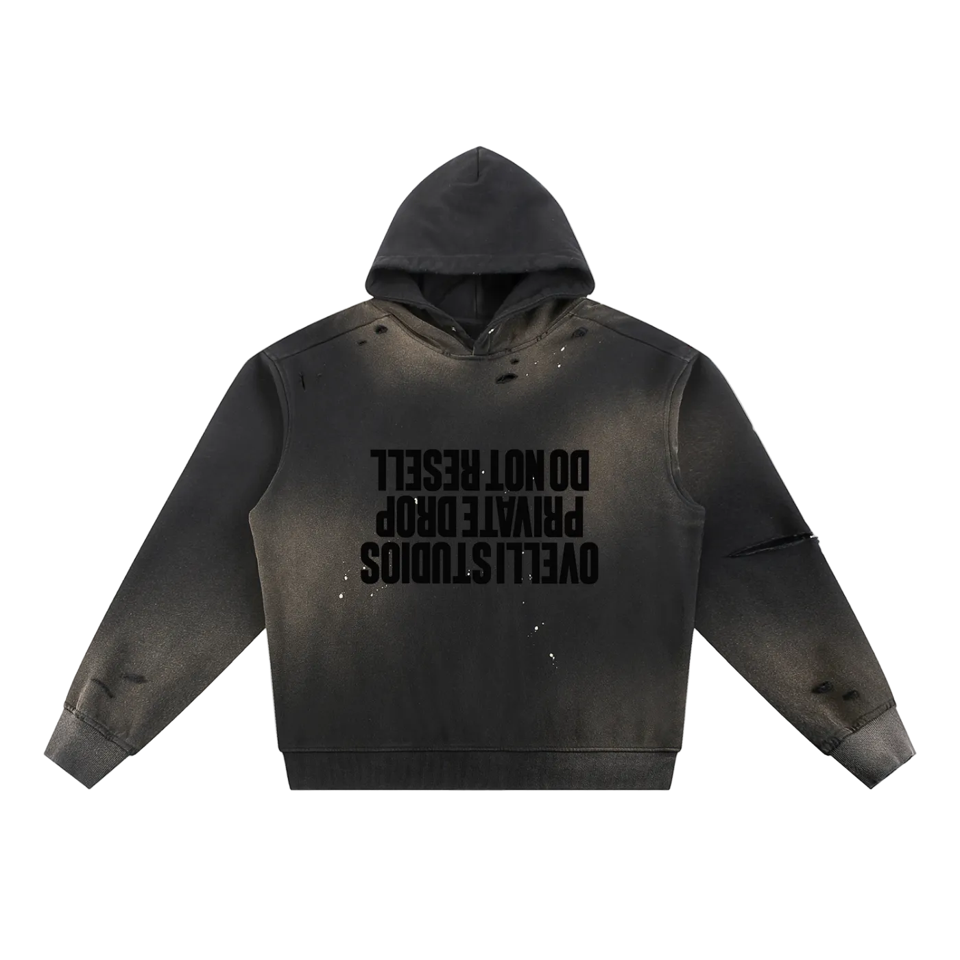 Ovelli Sun Fade Frayed Hoodie