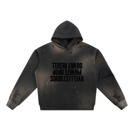 Ovelli Sun Fade Frayed Hoodie