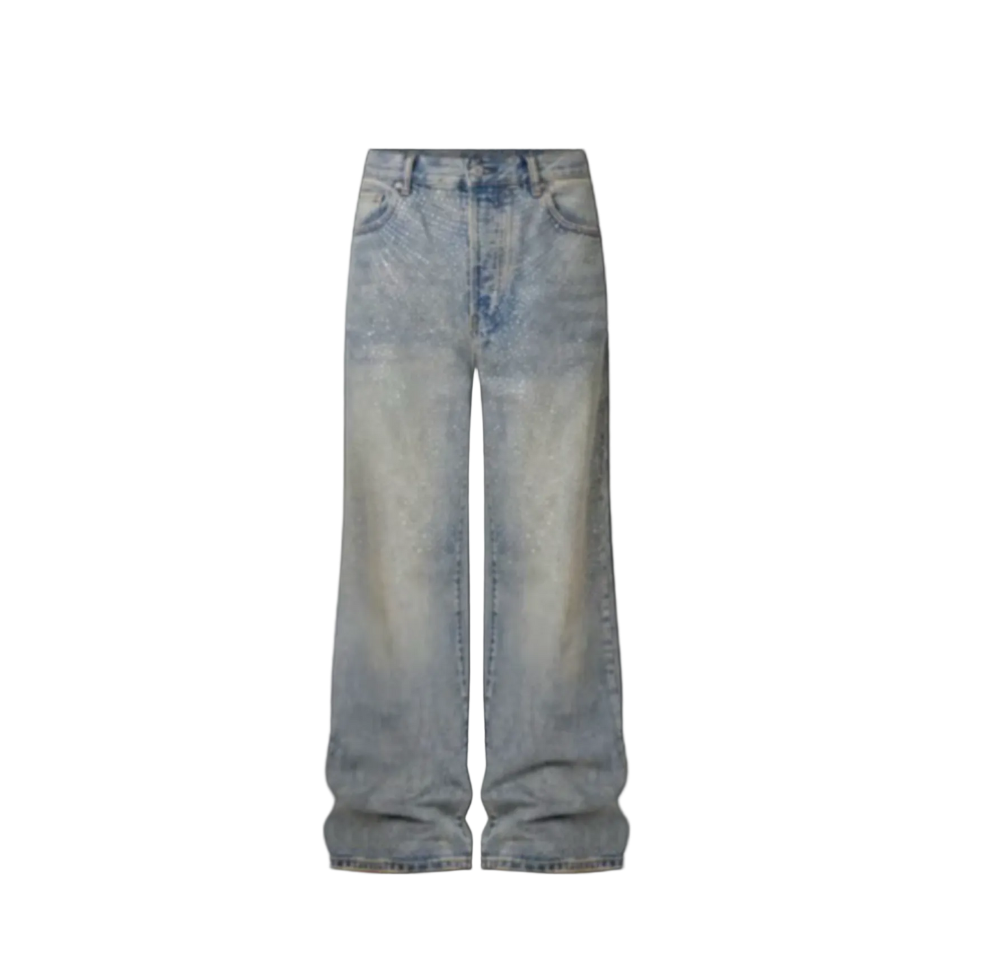 Baggy Rhinestone Jeans
