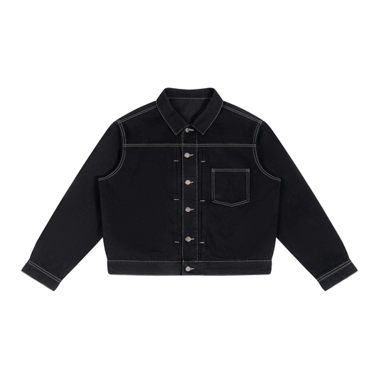 OV Boxy Raw Denim Jacket
