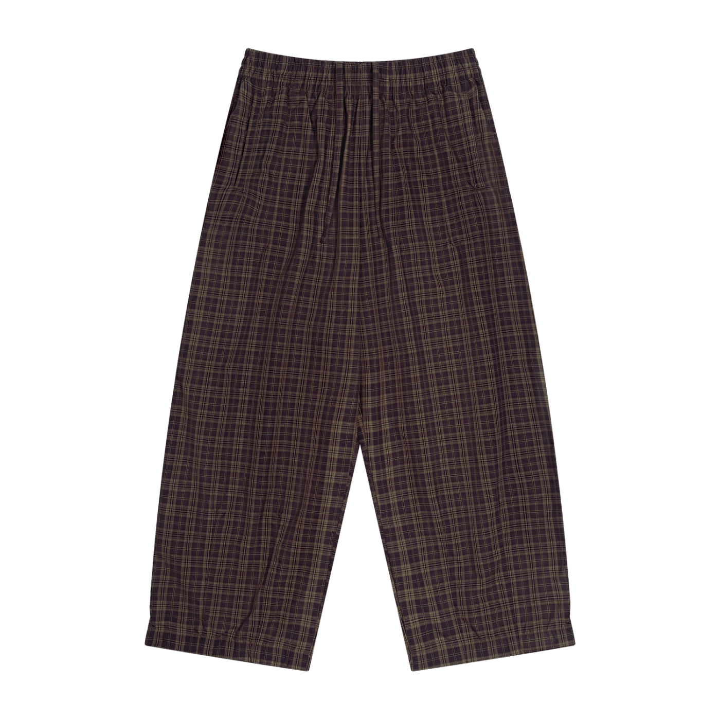 OV Plaid Wide Leg Pants