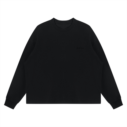 Waffle Boxy Long Sleeve T-Shirt
