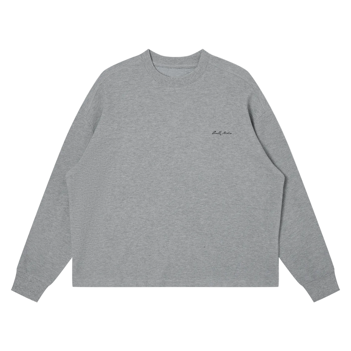 Waffle Boxy Long Sleeve T-Shirt
