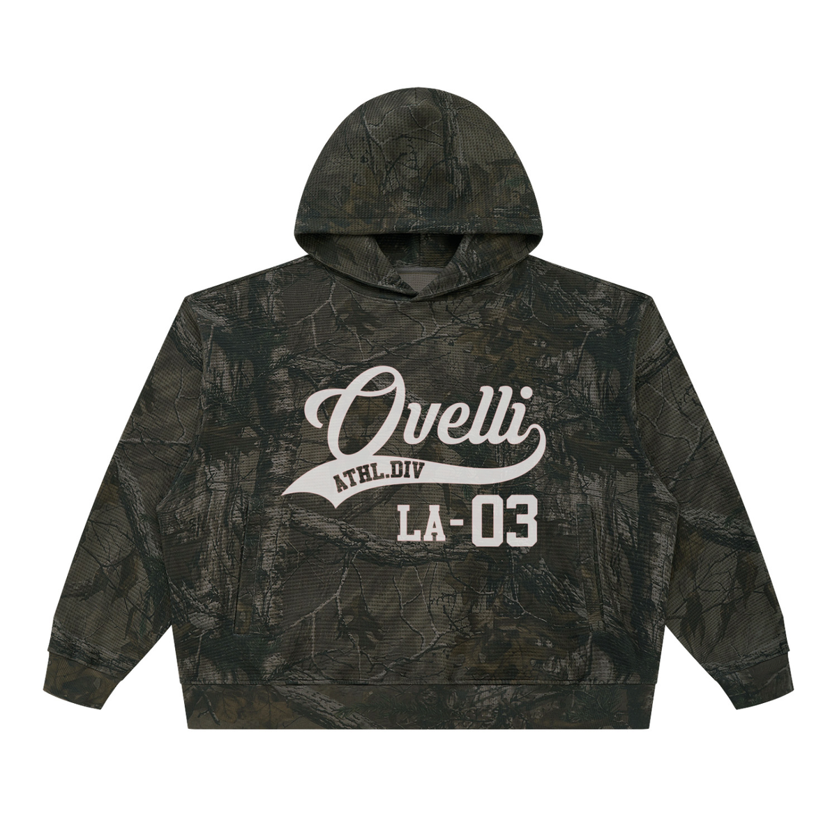 OV Waffle Tree Camo Boxy Hoodie