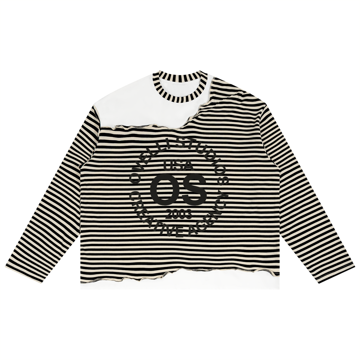 OV Striped Long Sleeve T-Shirt