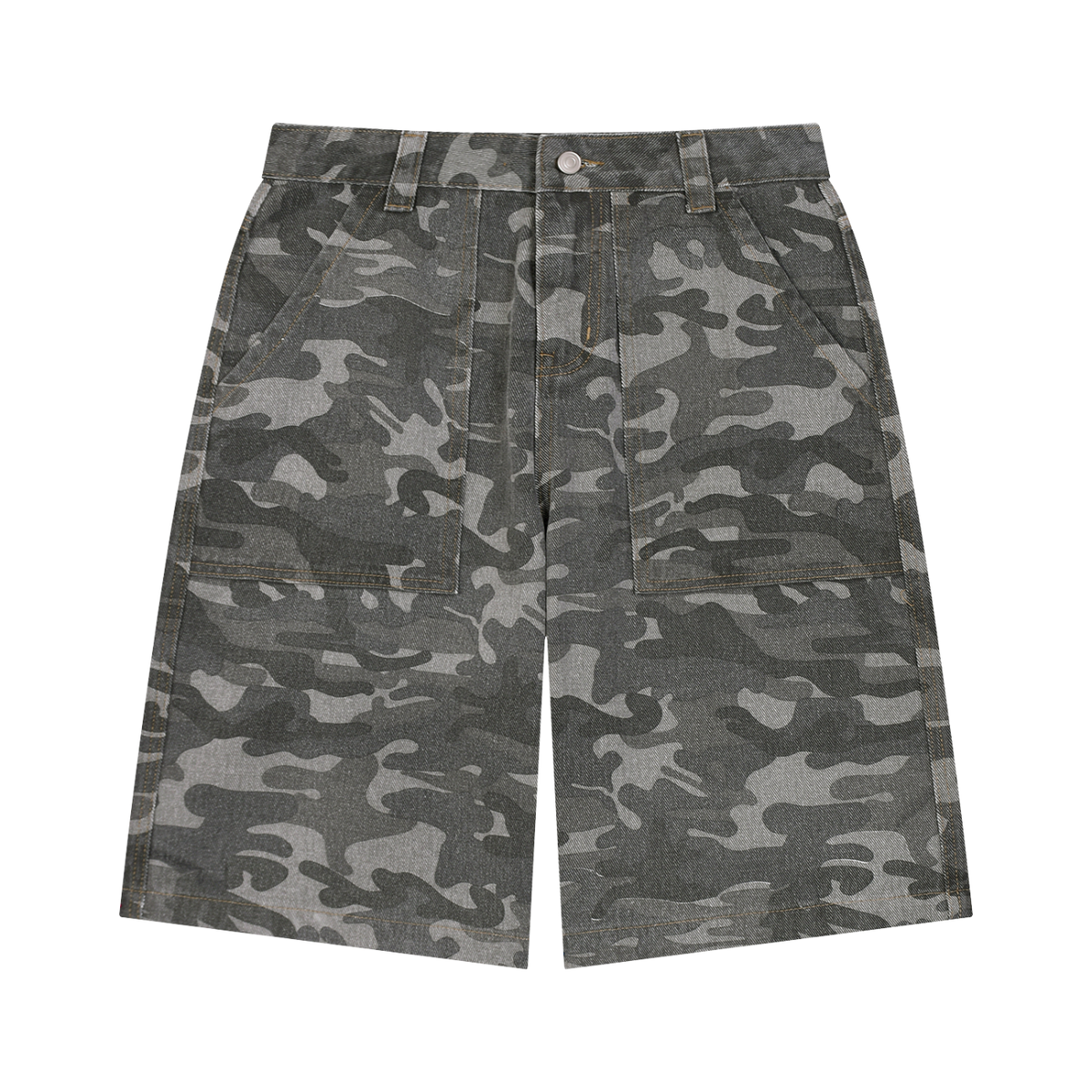 OV Wide Leg Camo Shorts