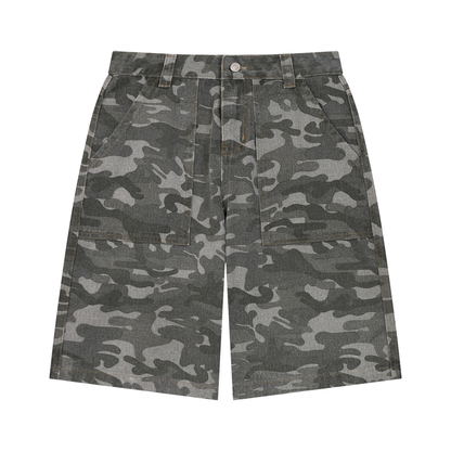OV Wide Leg Camo Shorts