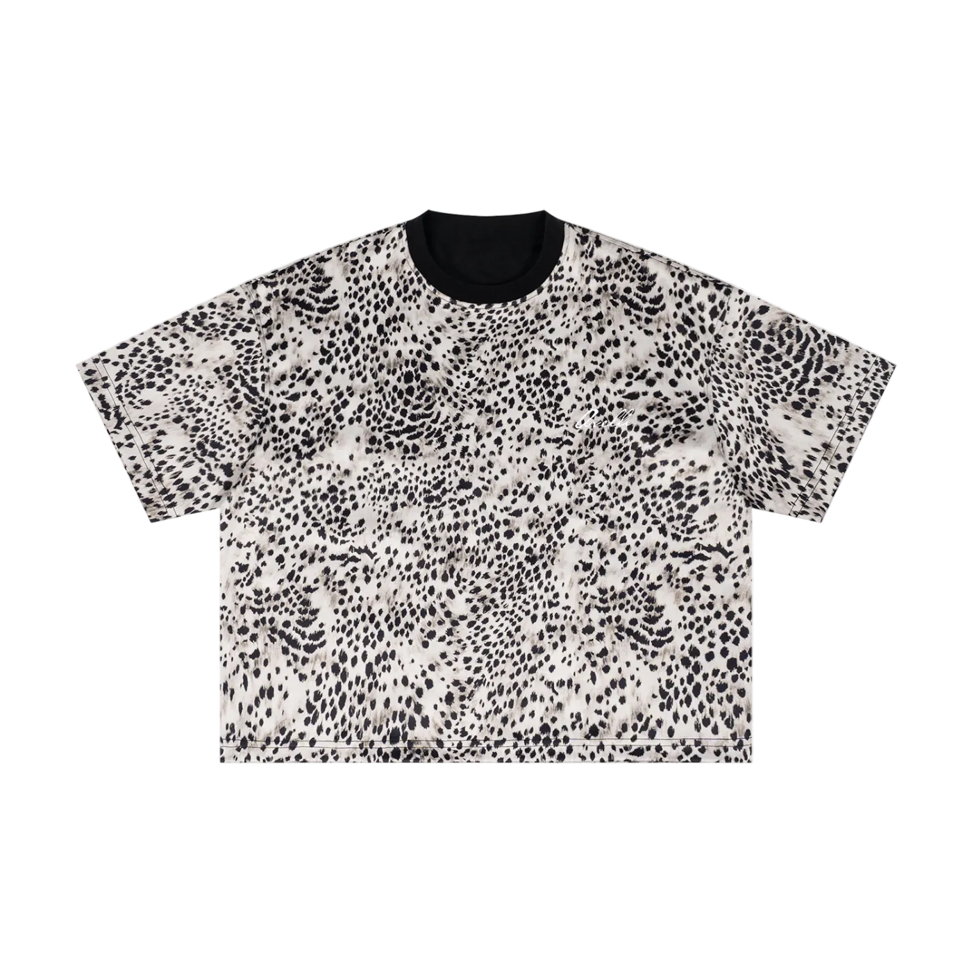 Leopard Print Boxy T-Shirt