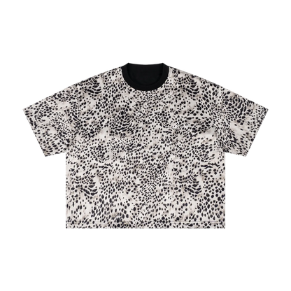 Leopard Print Boxy T-Shirt