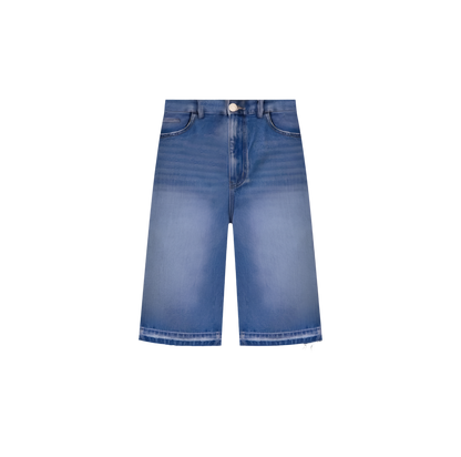 Frayed Denim Shorts