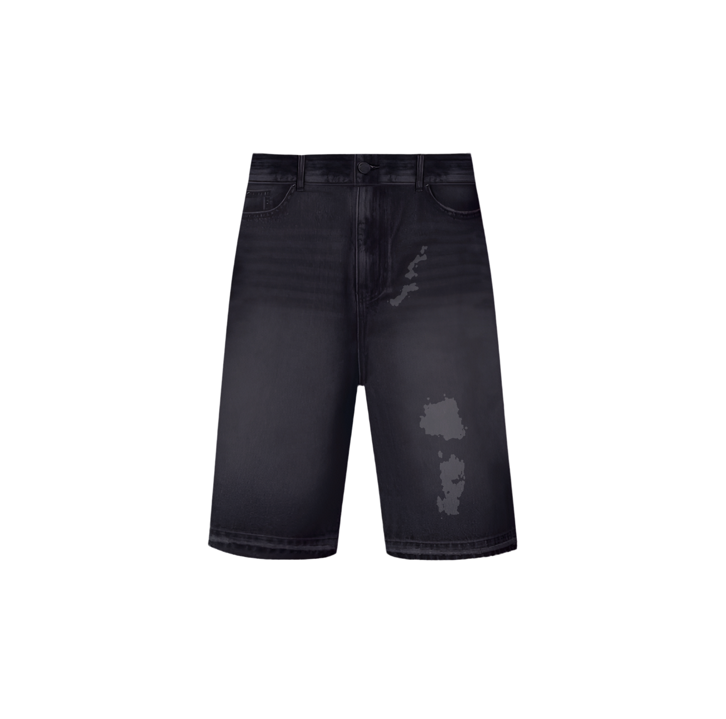 Frayed Denim Shorts