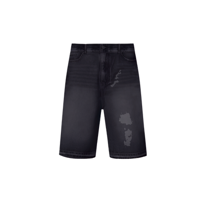 Frayed Denim Shorts