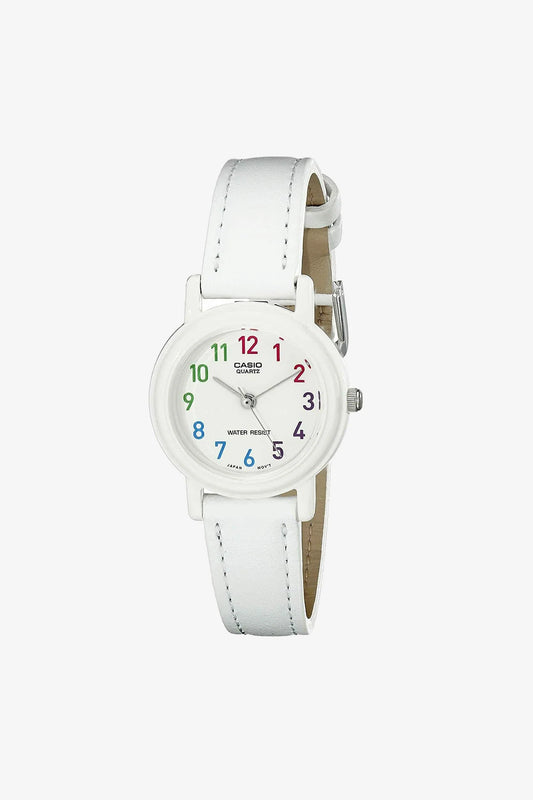 Womans White Analog Watch