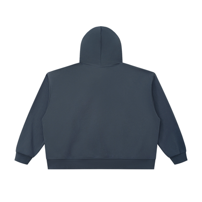 OV Oversized Chunky-Zip Boxy Hoodie