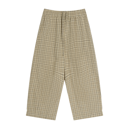 OV Plaid Wide Leg Pants