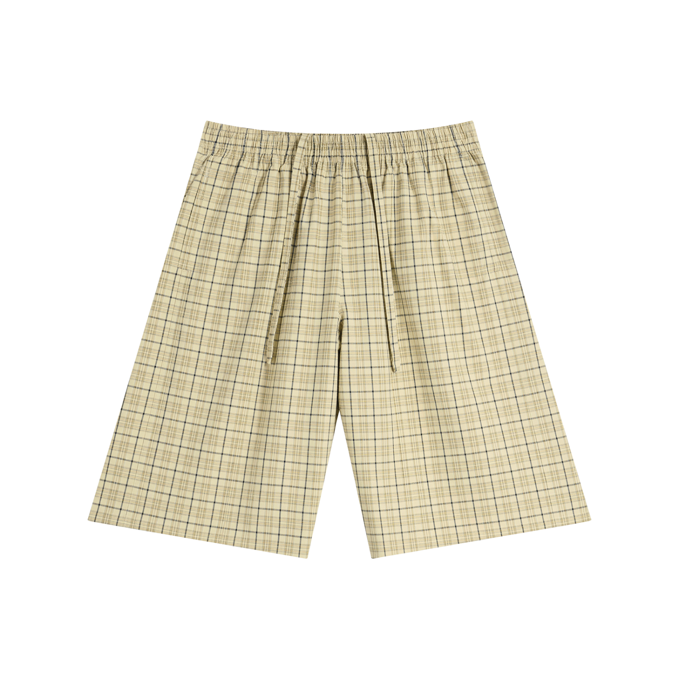 OV Plaid Wide Leg Shorts