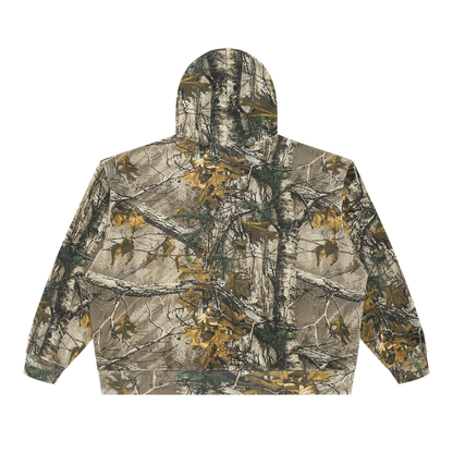 OV Waffle Tree Camo Boxy Hoodie