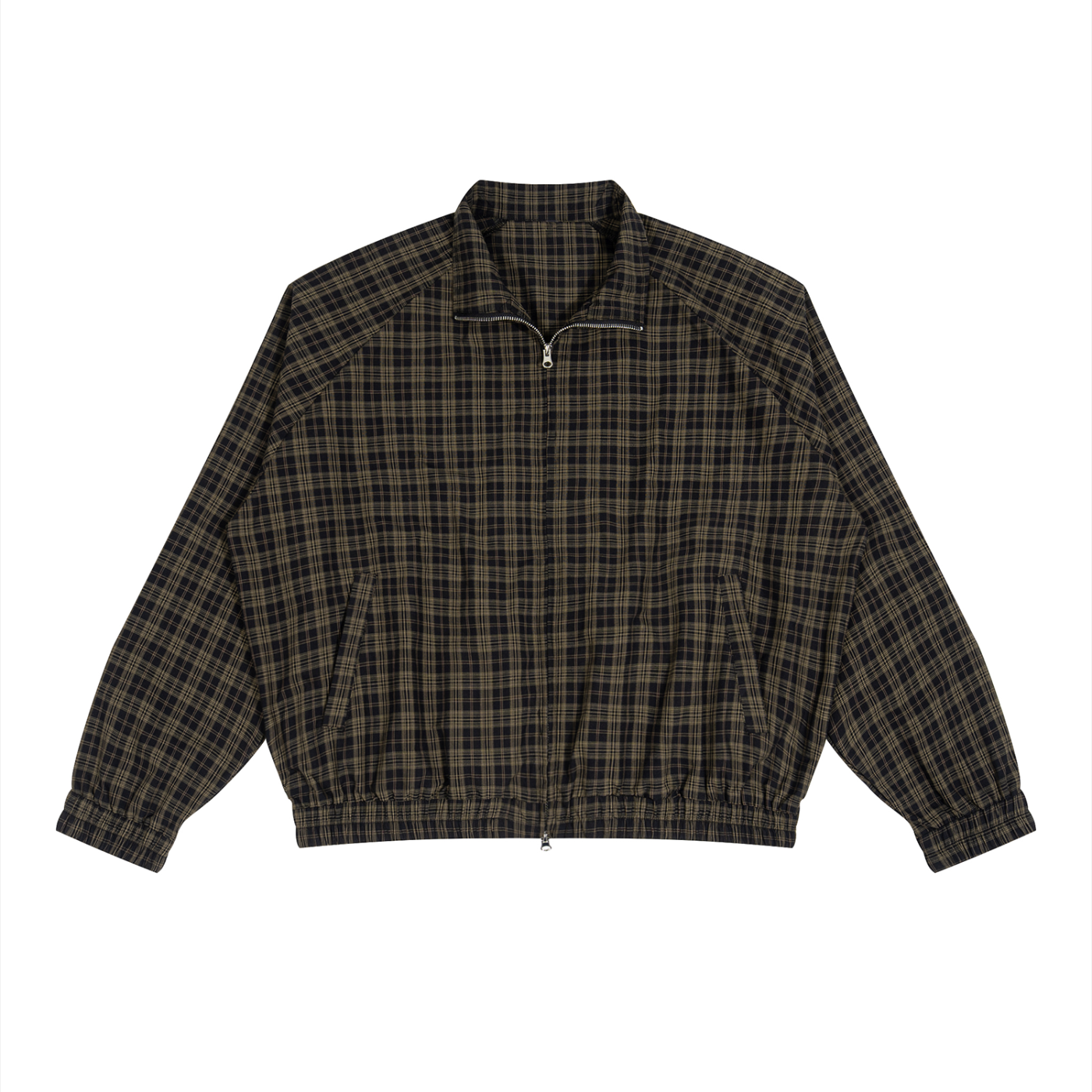 OV Plaid Full-Zip Track Jacket