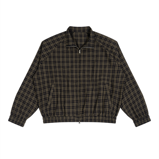 OV Plaid Full-Zip Track Jacket