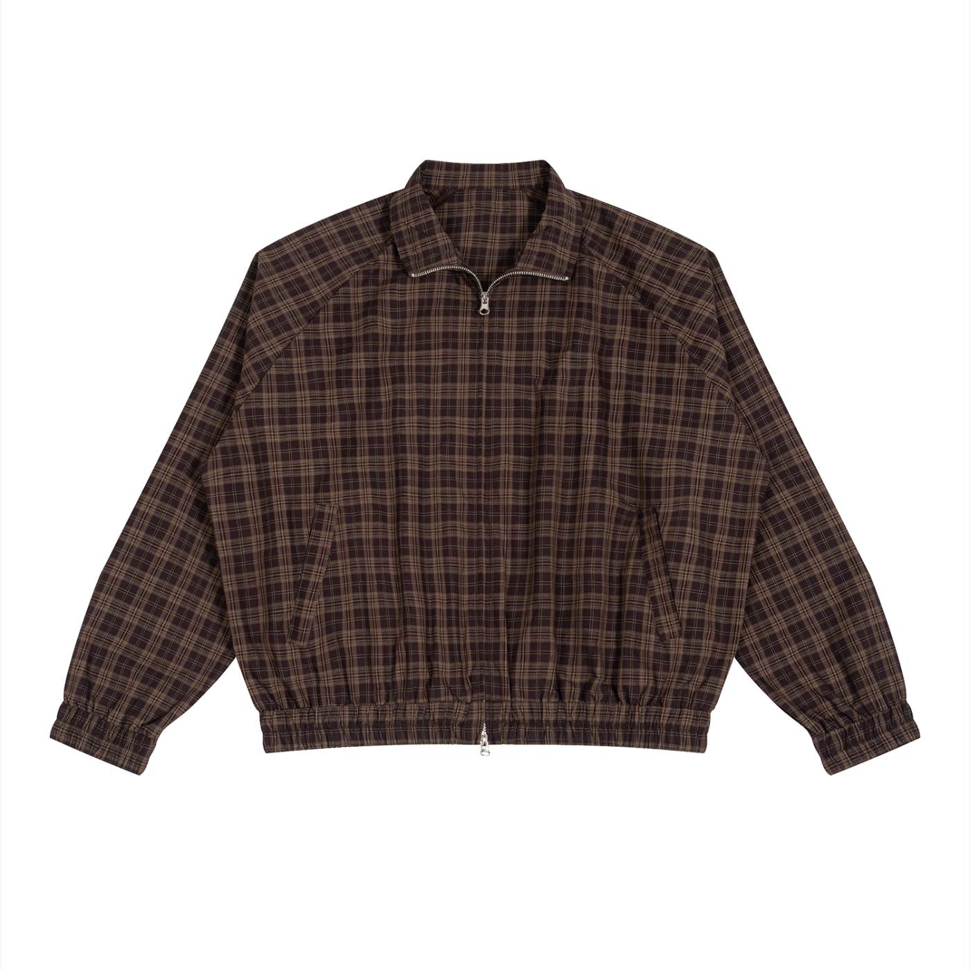 OV Plaid Full-Zip Track Jacket