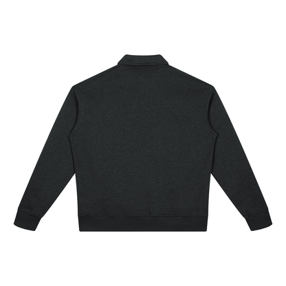 OV Boxy Quarter-Zip Sweatshirt