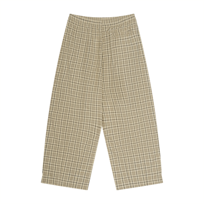 OV Plaid Wide Leg Pants