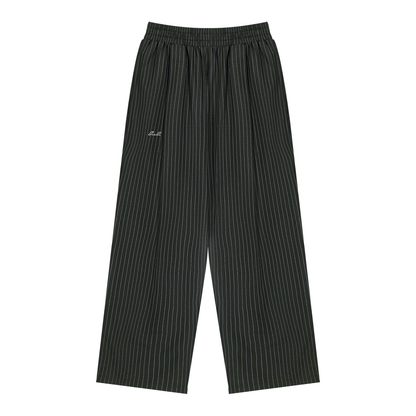 OV Striped Pleated Pants