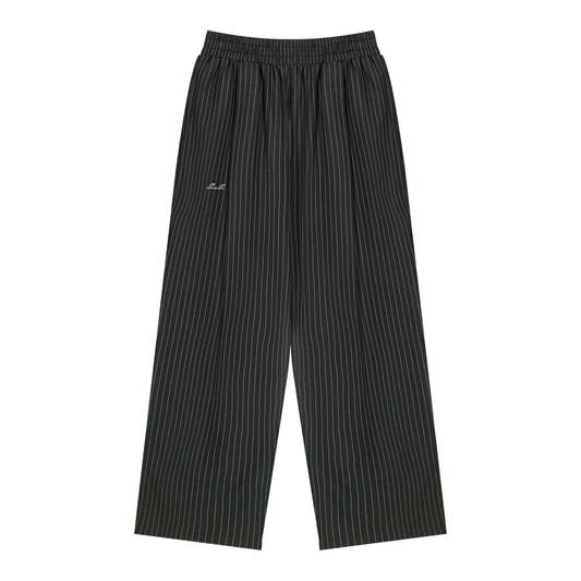 OV Striped Pleated Pants