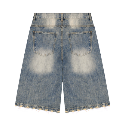 OV Distressed Denim Shorts
