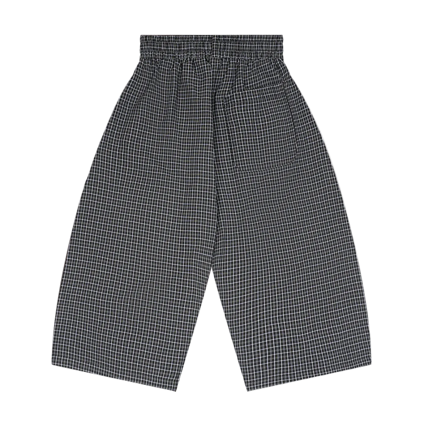 Plaid Loose Capri Shorts