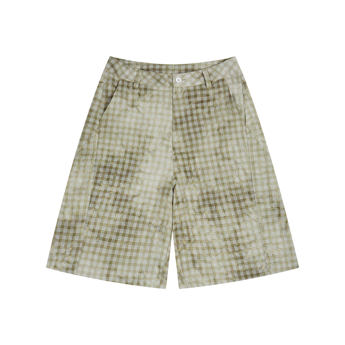 OV Vintage Wash Plaid Shorts