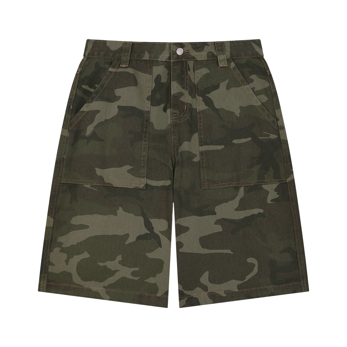 OV Wide Leg Camo Shorts