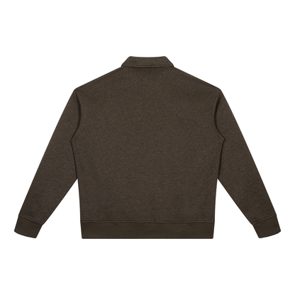 OV Boxy Quarter-Zip Sweatshirt