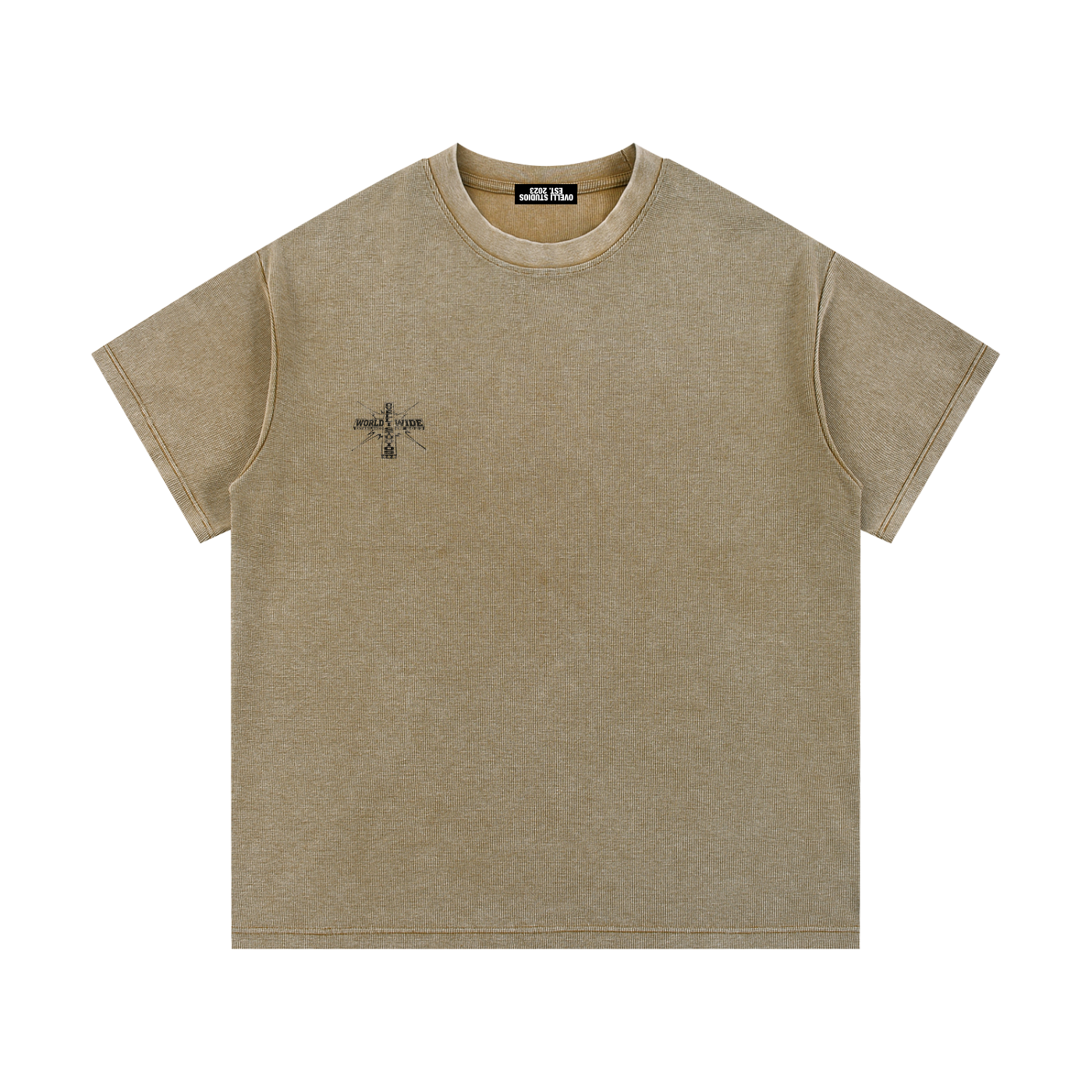 OV Worldwide Waffle Knit Tee