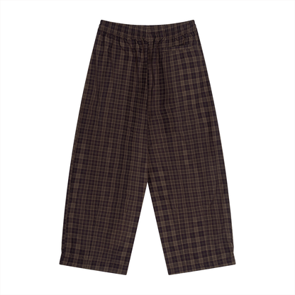 OV Plaid Wide Leg Pants