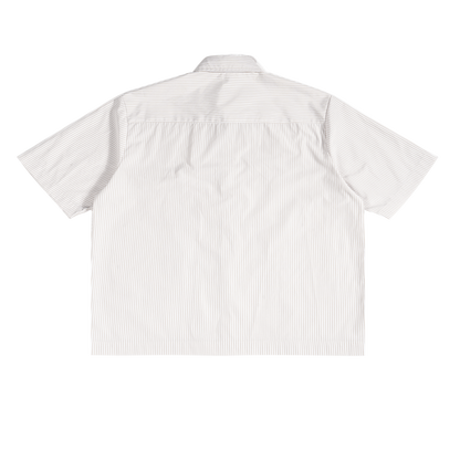 Oversized Vertical Stripe Boxy Shirt