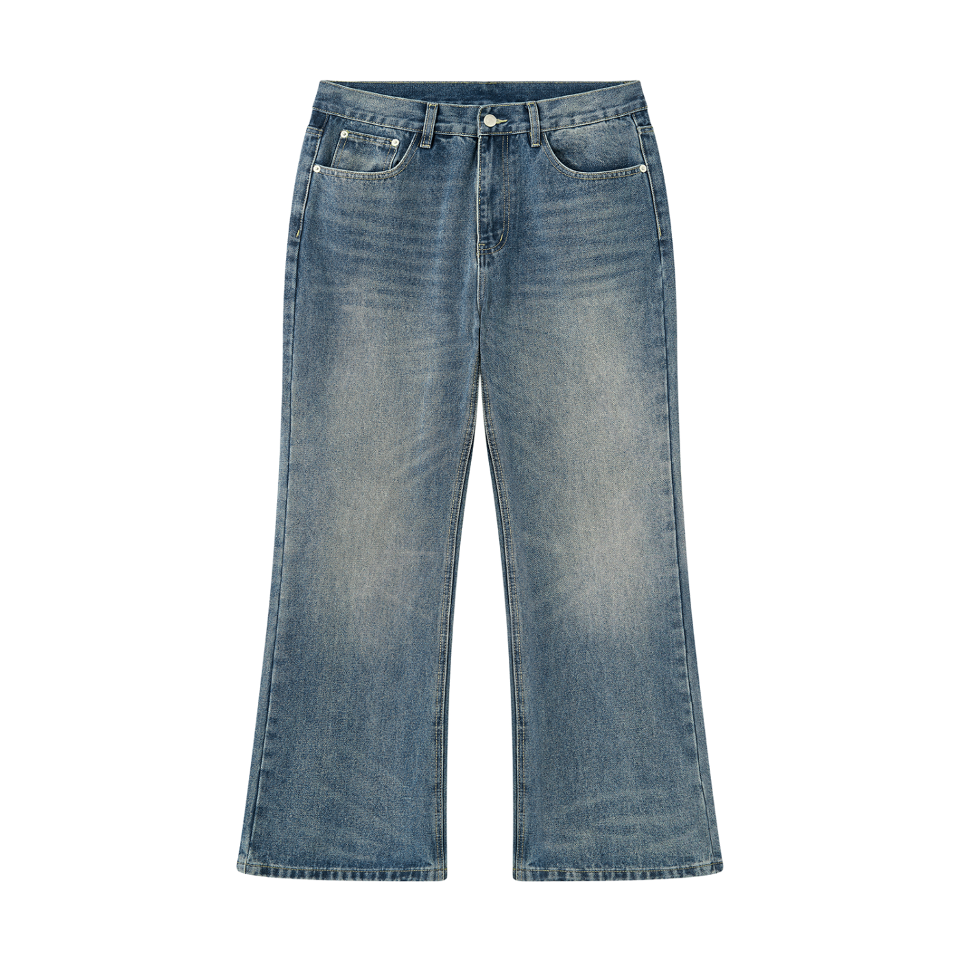 OV Cheetah Vintage Wash Denim Jeans