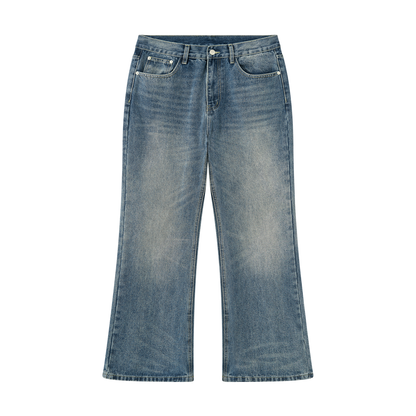 OV Cheetah Vintage Wash Denim Jeans