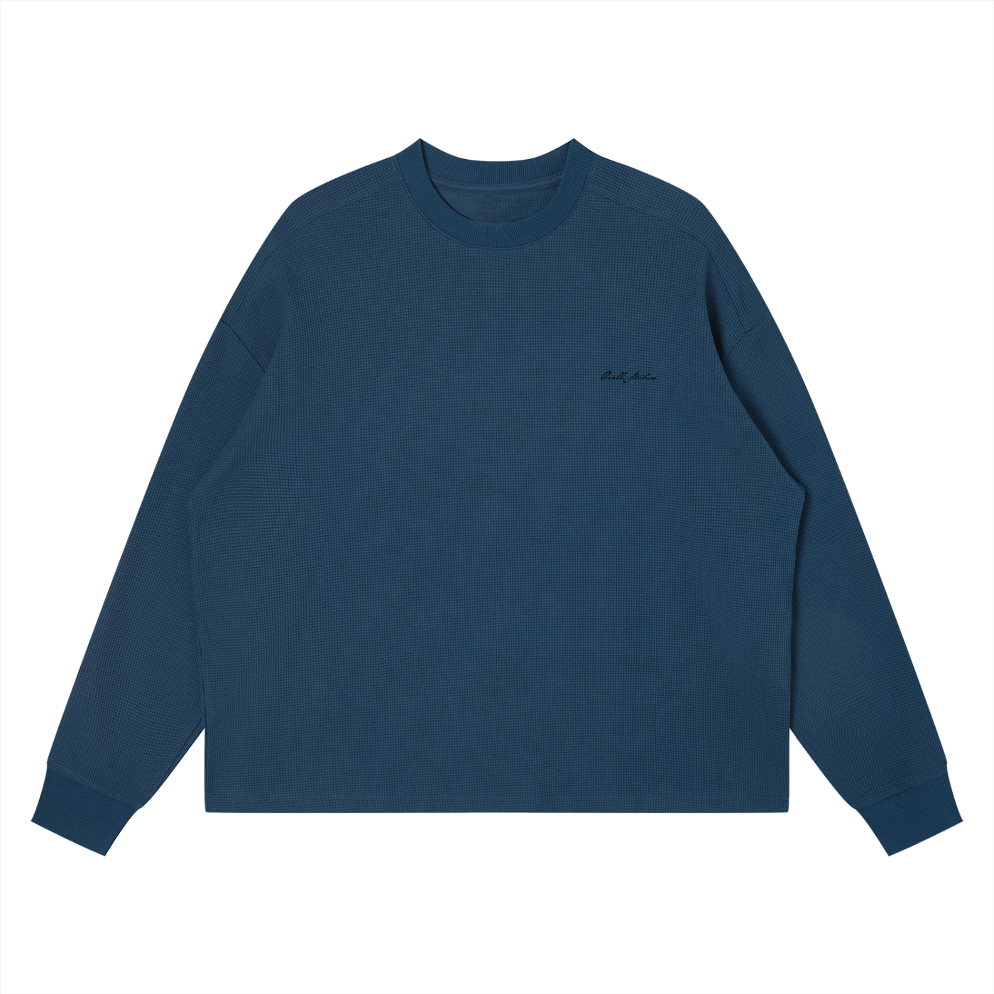 Waffle Boxy Long Sleeve T-Shirt
