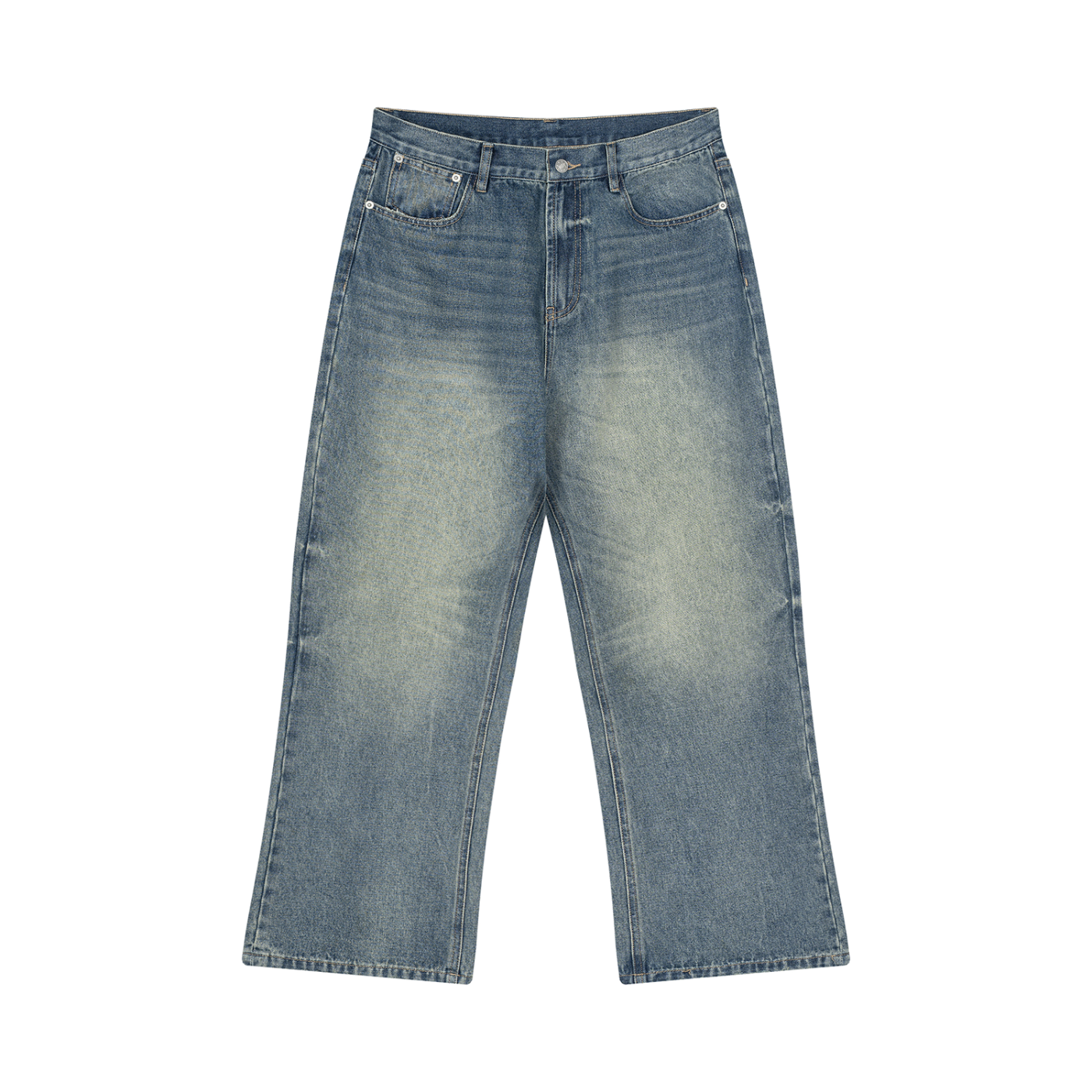 OV Vintage Wash Wide Leg Jeans