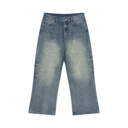 OV Vintage Wash Wide Leg Jeans