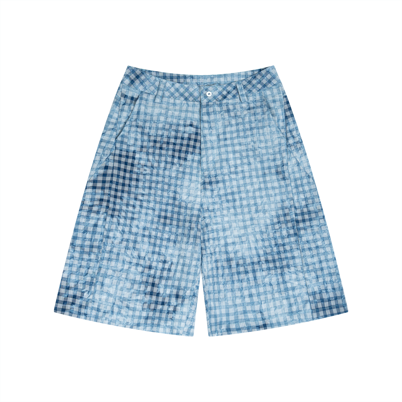 OV Vintage Wash Plaid Shorts