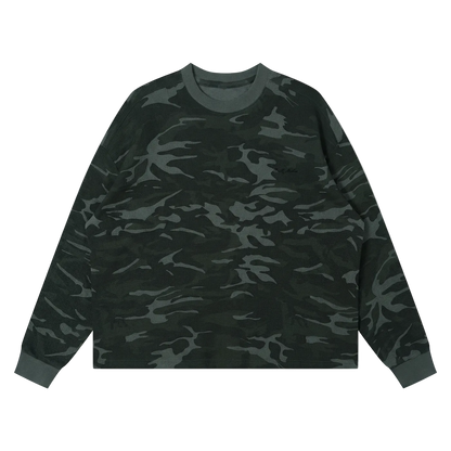 Waffle Boxy Long Sleeve T-Shirt